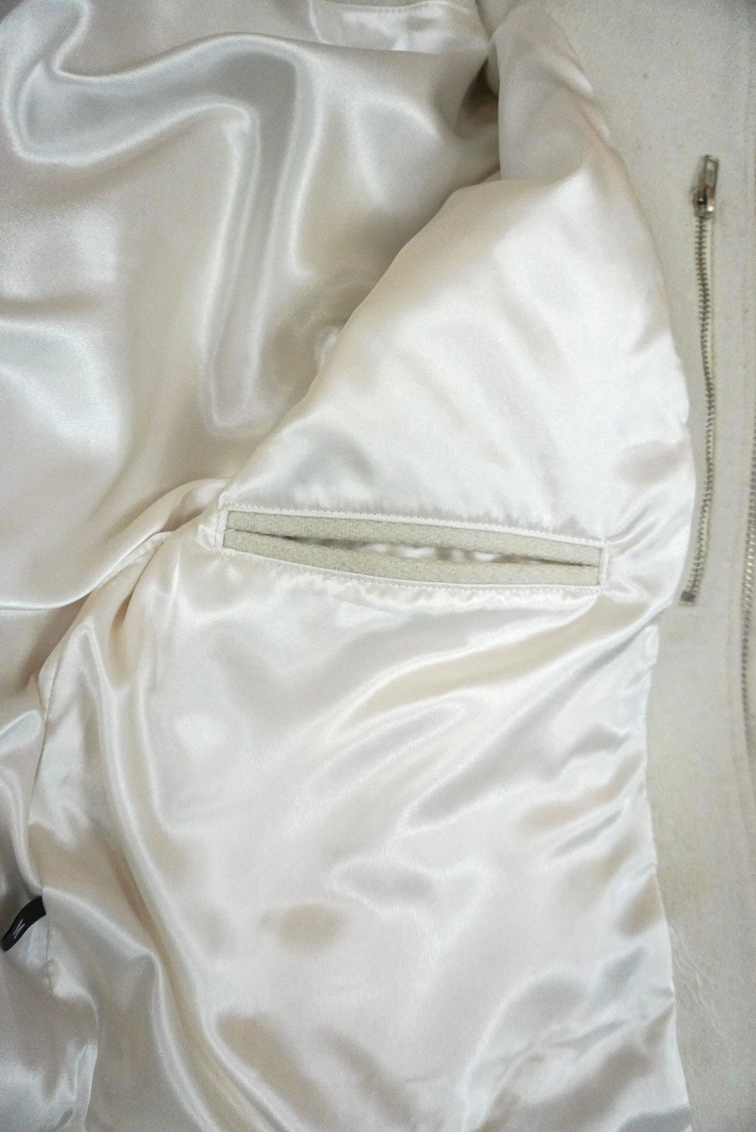 SYN Off-White Wool Collared Jacket