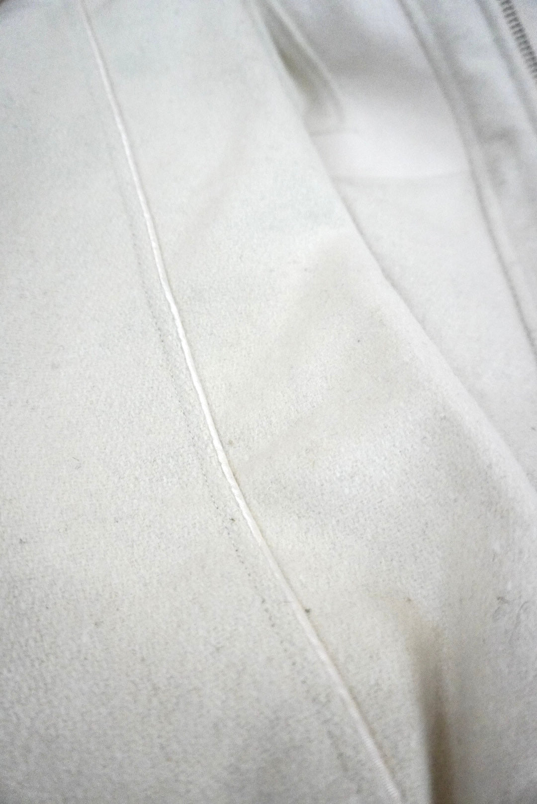 SYN Off-White Wool Collared Jacket