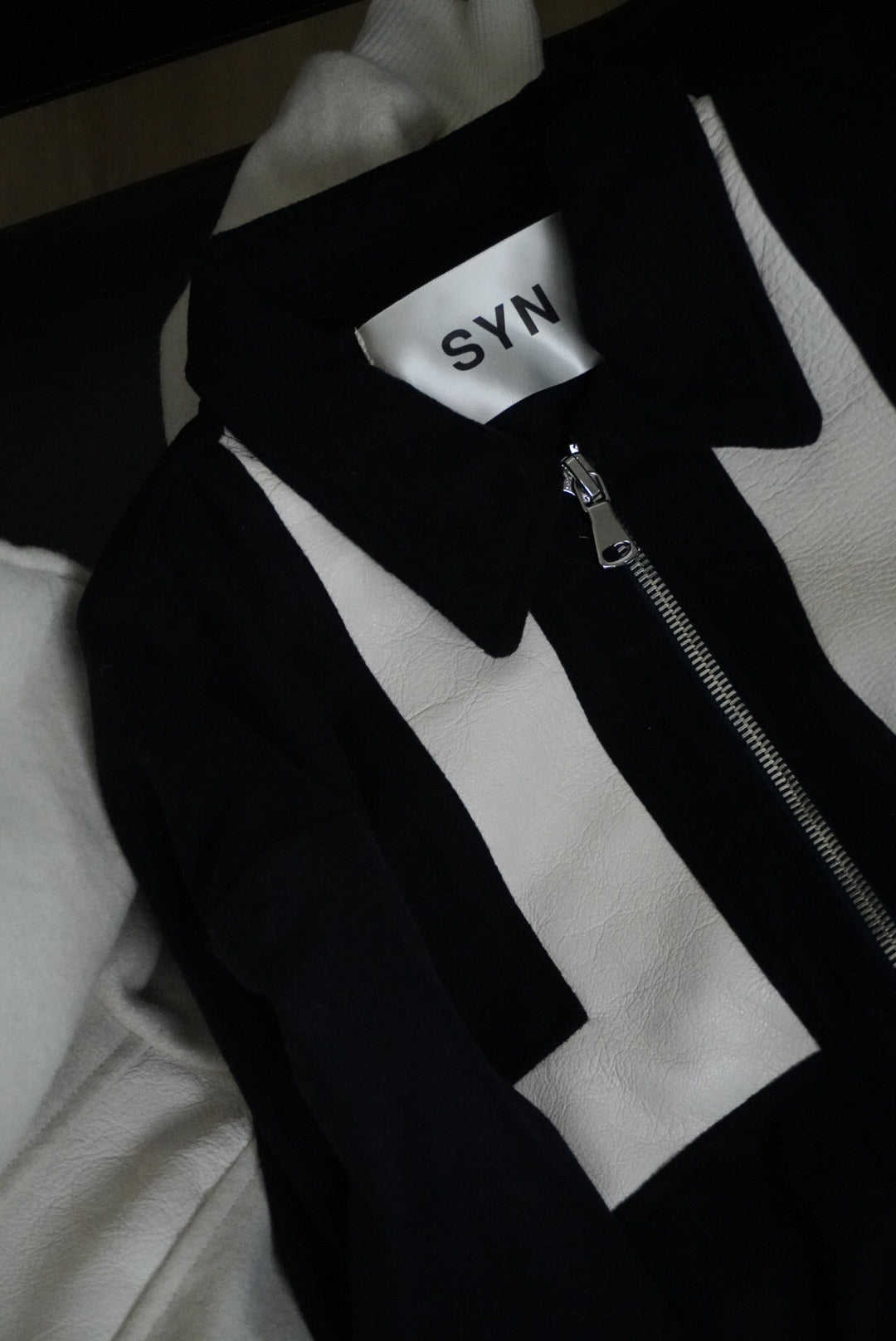 SYN Midnight Wool Collared Jacket